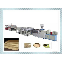 木塑建筑模板生产线_澳锐塑机_木塑建筑模板生产线多少钱