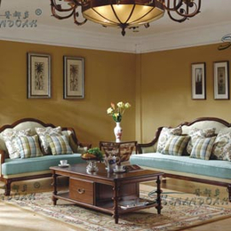 供应玛吉卡森G02-3025全实木沙发组合小户型布艺沙发