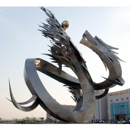 不锈钢雕塑厂家供应天津不锈钢抽象动物雕塑