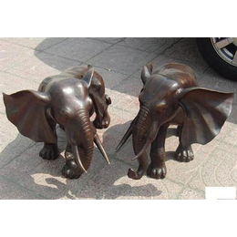 宾馆门口大象铜雕|江苏大象铜雕|妙缘工艺品