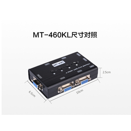 迈拓维矩4口手动USBKVM切换器MT-460KL