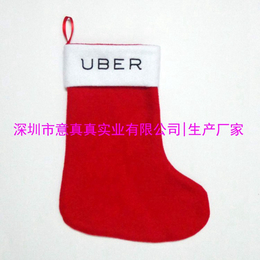 深圳毛绒玩具厂家定做圣诞袜 圣诞老人袜子 毛毡加厚外贸*