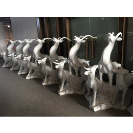 动物雕塑精品山羊雕塑****厂家供应四川玻璃钢雕塑