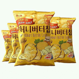 韩国进口海太蜂蜜黄油薯片180g16包 土豆片脆片进口零食品