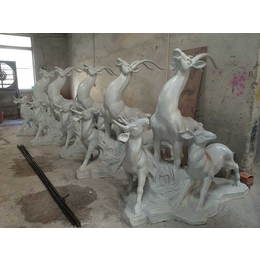 玻璃钢雕塑山羊雕塑中山玻璃钢雕塑厂家生产