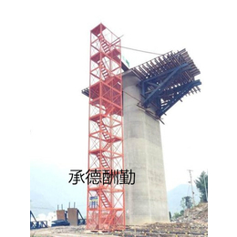 供应全国路桥墩坑及建筑施工通用箱式爬梯