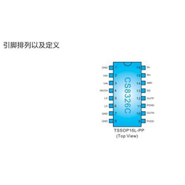 自带升压、8W单声道功放CS8326C、8W单声道功放