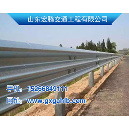 厂家批发四川省广安市高速护栏板 镀锌护栏板法兰立柱