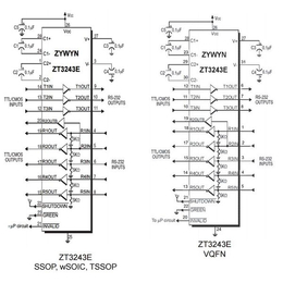 ZT3234E     250Kbps RS232收发器缩略图