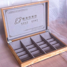 广东东莞木制品厂家定做珠宝戒指木盒 耳钉展示木盒 亚克力木盒缩略图