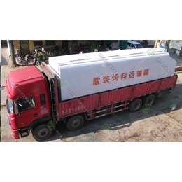 32方散装饲料运输车厂家,郑州富乐机械,散装饲料运输车
