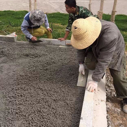 彩色透水混凝土施工