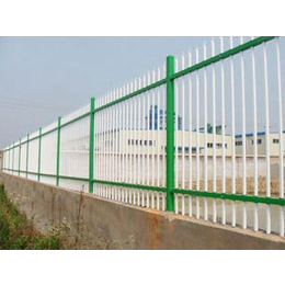 网艺锌钢护栏A型白蓝两色组装园艺护栏缩略图