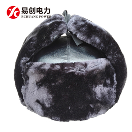 天津供应黑色防寒棉安全帽尺寸可定做棉安全帽厂家