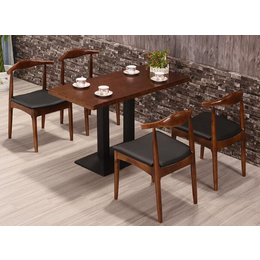 天津餐厅实木桌椅 火锅店实木餐桌椅 西餐厅实木桌椅