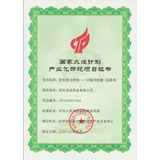 国家火炬产业化项目证书