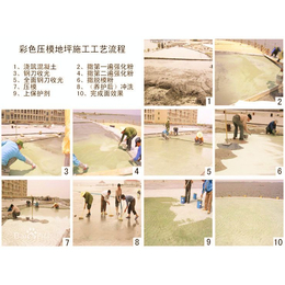 上海竟烨压模地坪地坪材料原装环保绿化