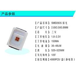 深圳厂家批发LED2835绿光贴片