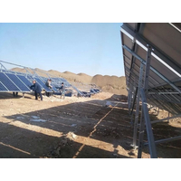 光伏太阳能支架安装- 农光互补地面光伏电站支架组件系统