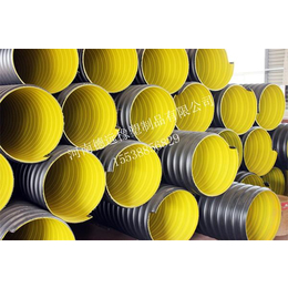 钢带增强PE螺旋波纹管 水利工程排涝用聚乙烯螺旋波纹管厂家