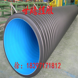 西藏塑料波纹管 pe排水双壁波纹管一米多少钱