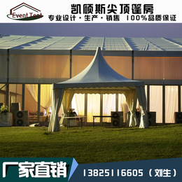 厂家*加工 5X5米铝合金尖顶篷房 户外休闲遮阳帐篷定制