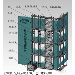 JH3000供应沈阳集成式升降脚手架    全钢爬架缩略图