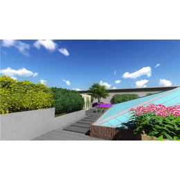 长安厂区屋顶花园设计公司、陕西观源景观设计、长安厂区屋顶花园