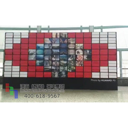杭州智能矩形十面翻方阵十面翻装饰广告牌多米诺翻页十面翻展示牌