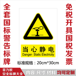 菲力欧安全标牌道路交通安全标志电力药品食品安全标志标识牌缩略图