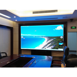 P1.667会议室超清LED显示屏安装案例 P1.6厂家报价