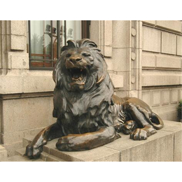 大型铜狮子,河北铜狮子,博轩雕塑厂