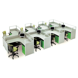 定制批发单双三四六人位职员办公桌 隔断屏风电脑桌