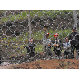 钢丝绳网 镀锌编织防护网 山地爬坡围网 拦石网多种规格定做