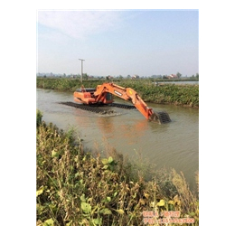 武汉水上挖机|新盛发水上挖掘机|水上挖机租赁
