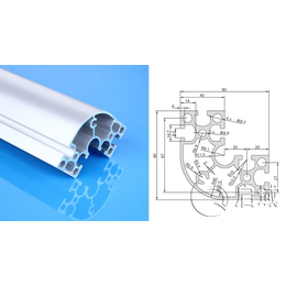 上海启域厂家*8840欧标转角工业铝合金铝型材