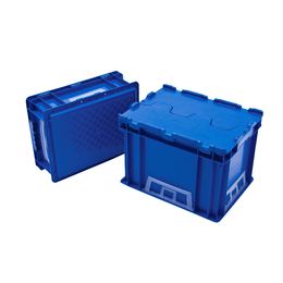 标准可堆式物流箱可带盖零件收纳盒仓储周转储物箱缩略图