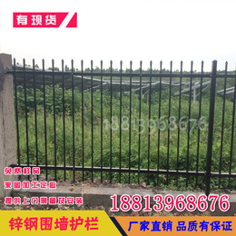哥伦步 GE359韶关市政围栏 小区护栏 锌钢道路栏杆厂