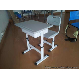 塑钢学生课桌椅 广东鸿美佳提供****学生塑钢课桌椅