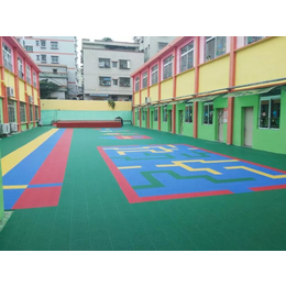 *园彩色拼装地板 拼图设计安装一站式服务 深圳拼装地板厂家