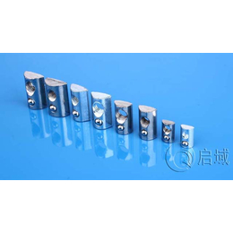 上海厂家* 工业铝型材铝合金配件紧固件弹片螺母块