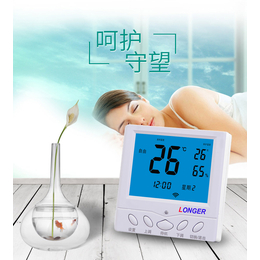 液晶智能触摸屏温控器插头遥控明装温控器嵌入式电采暖地暖温控器