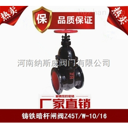 郑州纳斯威Z45T铸铁暗杆闸阀产品*