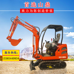 黑龙江省山鼎小型挖掘机多少钱一台   迷你挖掘机