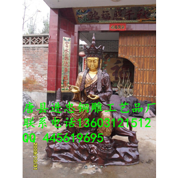 铜地藏王工艺品 铜雕地藏王佛像 铸铜地藏王