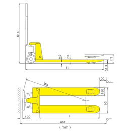 液压叉车生产厂家 液压堆高车使用方法