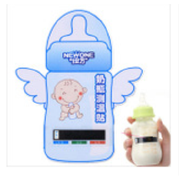 婴幼儿宝宝奶瓶温度贴温度计 变色显示液晶贴片生产制造厂家