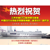 热烈祝贺三乔环境FFU超净单元装备入驻中国001号航空母舰保姆航号89医疗仓