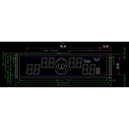 胎压监测显示屏 LCD液晶屏 断码黑白屏 背光源