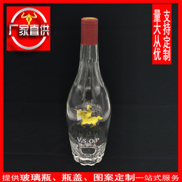 酒水包装厂*****白兰地酒瓶1000ml红酒 洋酒瓶